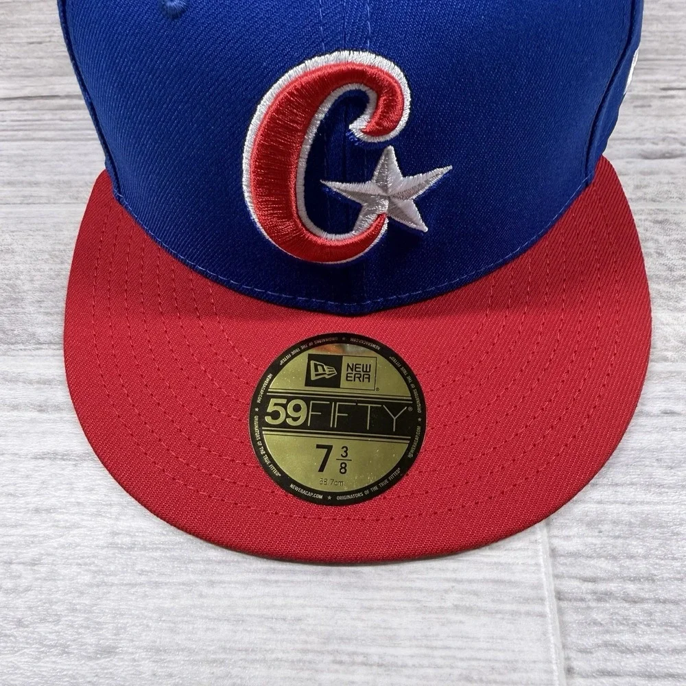 New Era 59Fifty Cuba 2026 World Baseball Classic WBC Fitted Hat 7 3/8 Blue/Red